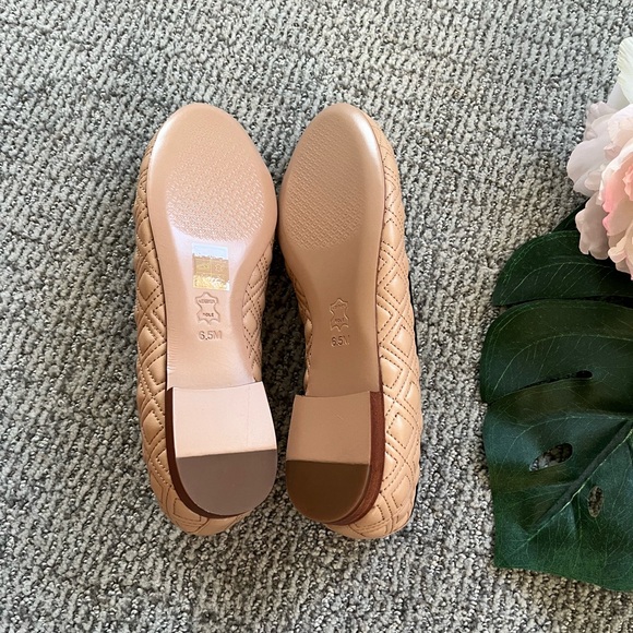 Tory Burch Ballet Flats Marion Quilted North Nappa Size 6.5 and 7 - Picture 11 of 14